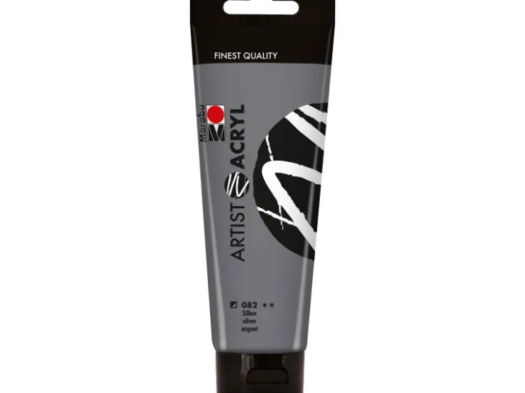 Marabu Artist Acryl 120 ml Silber* Künstlerfarben
