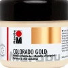 Marabu Colorado Gold Effektfarbe Weißgold 225 ml* Bastelfarben