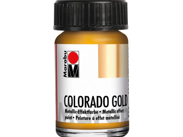 Marabu Colorado Gold Effektfarbe Classic Set 3 x 15 ml