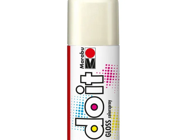 Marabu do it Colorspray Gloss Glanz-Weiß 471 150 ml* Schablonieren