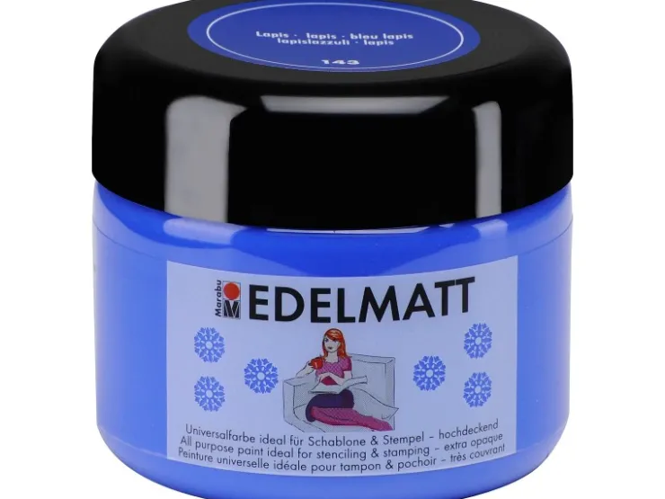 Marabu Edelmatt deckend 225 ml Lapis* Kreative Wandgestaltung|Schablonieren