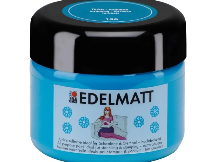Marabu Edelmatt deckend 225 ml* Kreative Wandgestaltung|Schablonieren