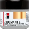 Marabu Metallic-Effektfarbe Colorado Gold 225 ml Palladium* Vasen|Bastelfarben