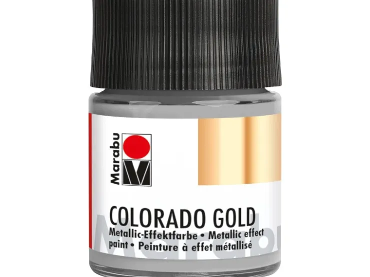 Marabu Metallic-Effektfarbe Colorado Gold 50 ml Palladium* Künstlerzubehör