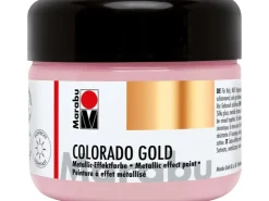 Marabu Metallic-Effektfarbe Colorado Gold 225 ml Rosé-Gold* Bastelfarben