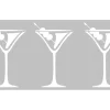 Marabu Schablone 15 x 33 cm Cocktail* Kreative Wandgestaltung