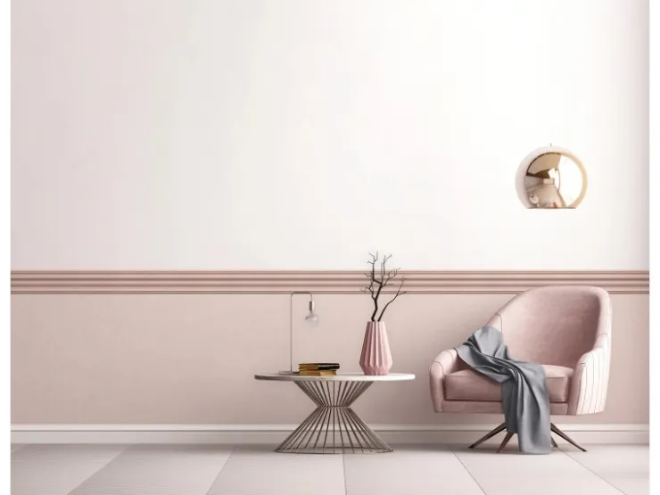 Marburg Bordüre 5 m x 0,18 cm Streifen Modern Rosa FSC®* Bordüren