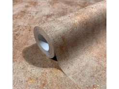 Marburg Vliestapete in Leicht Glänzender Betonoptik Uni Beige Braun FSC®