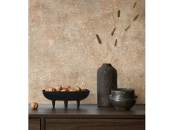 Marburg Vliestapete in Leicht Glänzender Betonoptik Uni Beige Braun FSC®