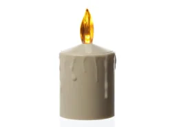 MARELIDA LED Kerzen Grabkerze Grablicht Für Laternen H 11,5cm Sensor Bis 500h Beige 2St* Laternen|Kerzen