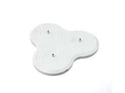 MARELIDA LED Kerzenset LISA Rustik Optik Echtwachskerzen Wiederaufladbar Grau 3er Set* Kerzen