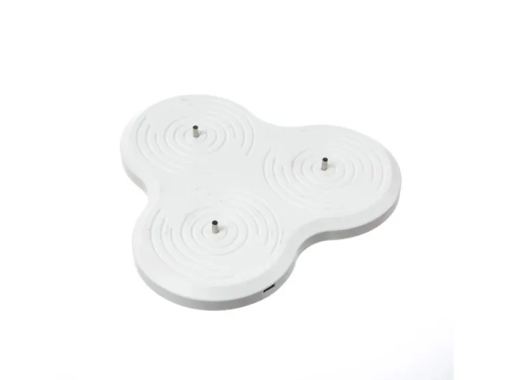 MARELIDA LED Kerzenset LISA Rustik Optik Echtwachskerzen Wiederaufladbar Creme 3er Set* Kerzen