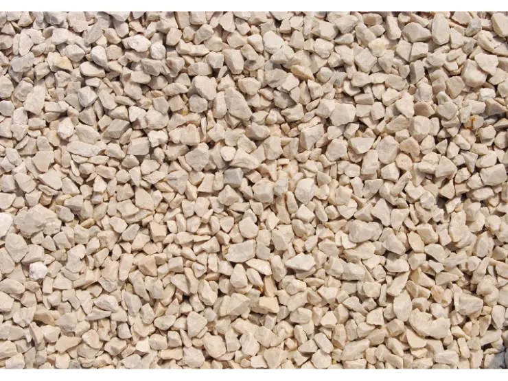 Scherf Marmorsplitt Chateau-Beige 8 - 12 mm 25 kg PE-Sack