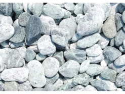 Scherf Marmorzierkiesel Alpen-Grün 40 - 60 mm 25 kg PE-Sack* Zimmerbrunnen