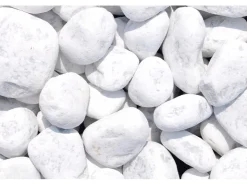 Scherf Marmorzierkiesel Carrara Weiß 60 - 100 mm 1000 kg Big-Bag