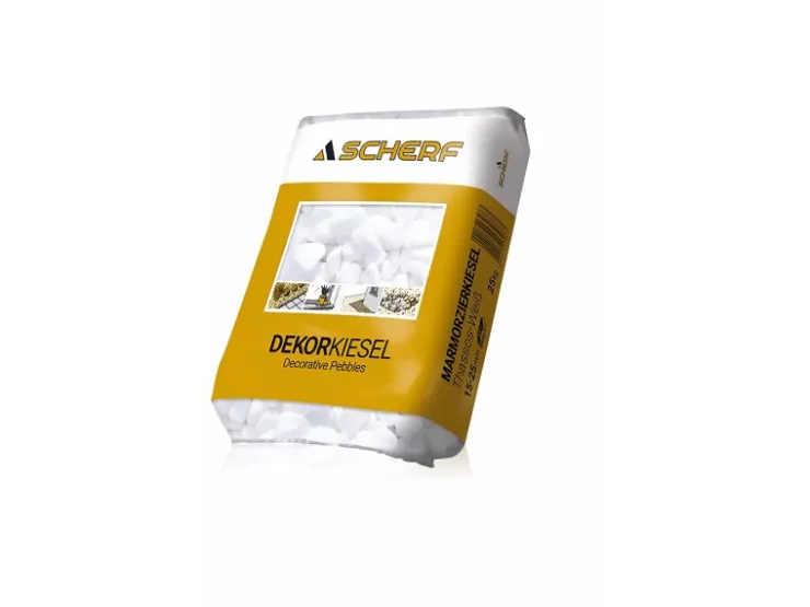 Scherf Marmorzierkiesel Thassos-Weiß 15 - 25 mm 25 kg PE-Sack* Zimmerbrunnen