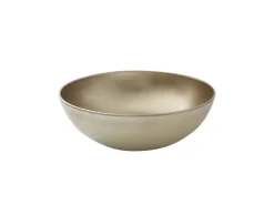 matches21 HOME&HOBBY Pflanzschale für Draussen in Champagner Beige 25 x 9 cm* Vogeltränken
