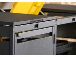 MBOX24 Classic Mülltonnenbox für 3 Mülltonnen (120L) aus Verzinktem Stahl 3er Metall Mülltonnenverkleidung in Anthrazit Robust & Wetterfest* Aufbewahrung