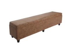 MCW Aufbewahrungs-Truhe Kriens XXL Wildlederimitat* Aufbewahrung