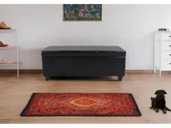 MCW Aufbewahrungs-Truhe Kriens Leder Und Kunstleder 112x45x45cm* Aufbewahrung
