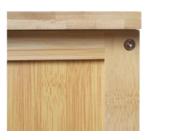 MCW Badezimmerschrank B18 2 Türen Bambus 87x99x33cm* Möbelserien