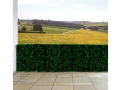 MCW Balkonsichtschutz N77 500x100cm Blatt - 500x100cm Blatt Dunkel* Bastelzubehör