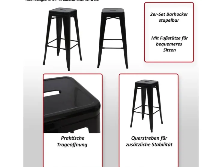 MCW Barhocker A73 2er-Set* Hocker