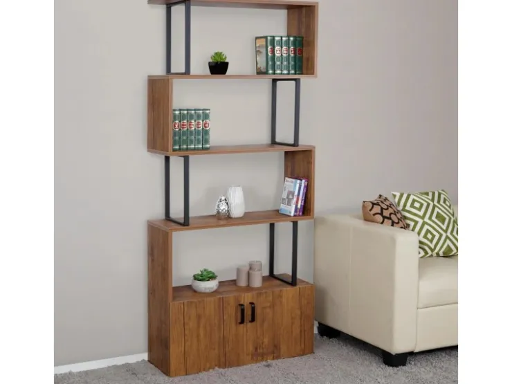 MCW Bücherregal A27 mit Tür -Optik* Bücherregale