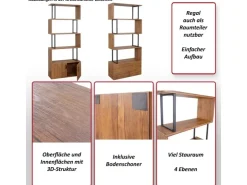 MCW Bücherregal A27 mit Tür -Optik* Bücherregale