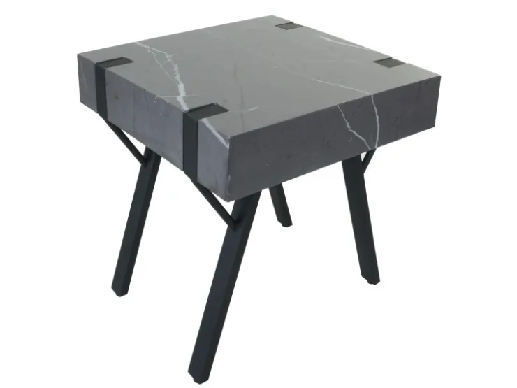 MCW Beistelltisch L54 Marmor-Optik Grau* Möbelserien