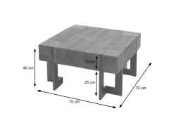 MCW Couchtisch A15 70x70cm