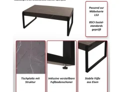 MCW Couchtisch L53 Dunkle Wildeiche* Möbelserien