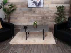 MCW Couchtisch L54 Marmor-Optik Grau* Möbelserien