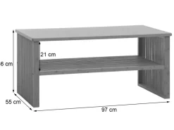 MCW Couchtisch N80* Klarlacke