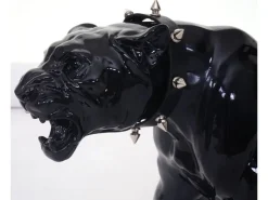 MCW Deko Figur Panther mit Halsband mit Halsband