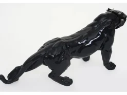 MCW Deko Figur Panther mit Halsband mit Halsband