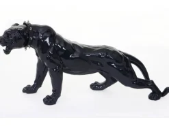 MCW Deko Figur Panther mit Halsband mit Halsband