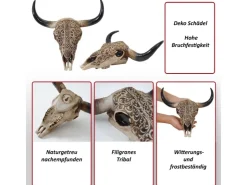 MCW Deko Schädel C15 Longhorn
