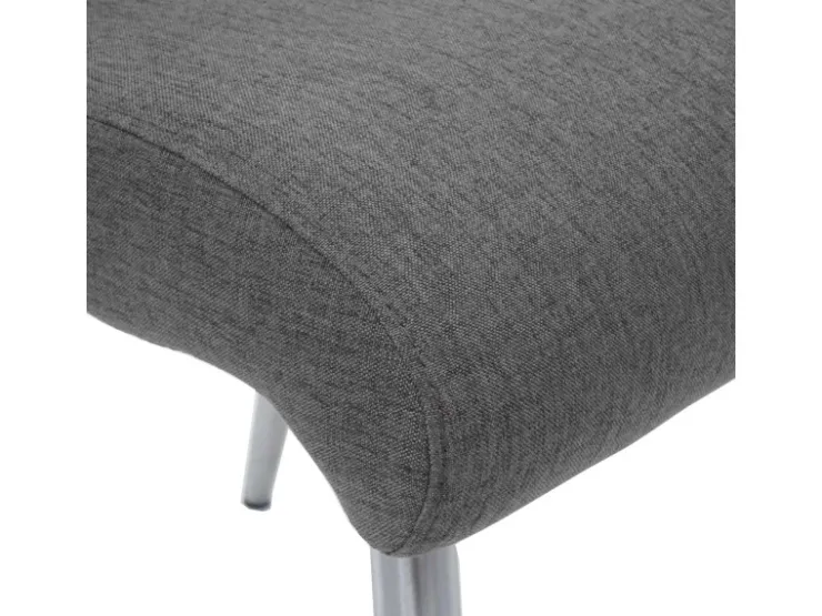 MCW Esszimmer-Set G55Bank Küchenstuhl Stuhl Grau-Braun Bank 180cm