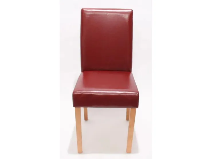 MCW Esszimmerstuhl Littau 6er-Set Leder Helle Beine* Stühle
