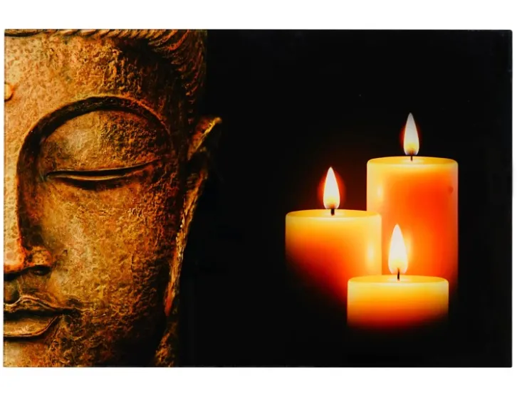 MCW Glasbild T117 40x60cm Buddha