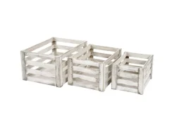 MCW Holzkiste C56 3er-Set Shabby
