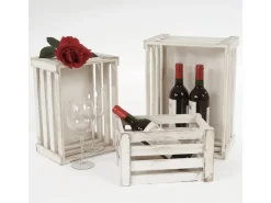 MCW Holzkiste C56 3er-Set Shabby
