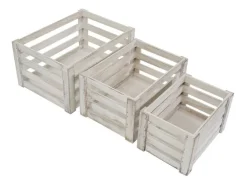 MCW Holzkiste C56 3er-Set Shabby