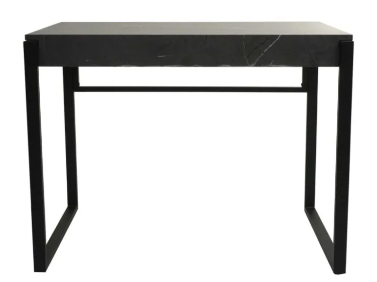 MCW Konsolentisch L53 Marmor-Optik Grau 80x100x54cm