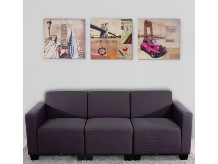 MCW Leinwandbild H376 New York 3-teilig* Wanddekoration