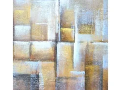 MCW Ölgemälde Cubes Handgemalt