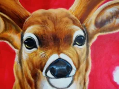 MCW Ölgemälde Hirsch Handgemalt* Wanddekoration