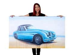 MCW Ölgemälde Oldtimer Handgemalt* Wanddekoration