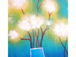 MCW Ölgemälde Vasen Handgemalt* Wanddekoration|Vasen